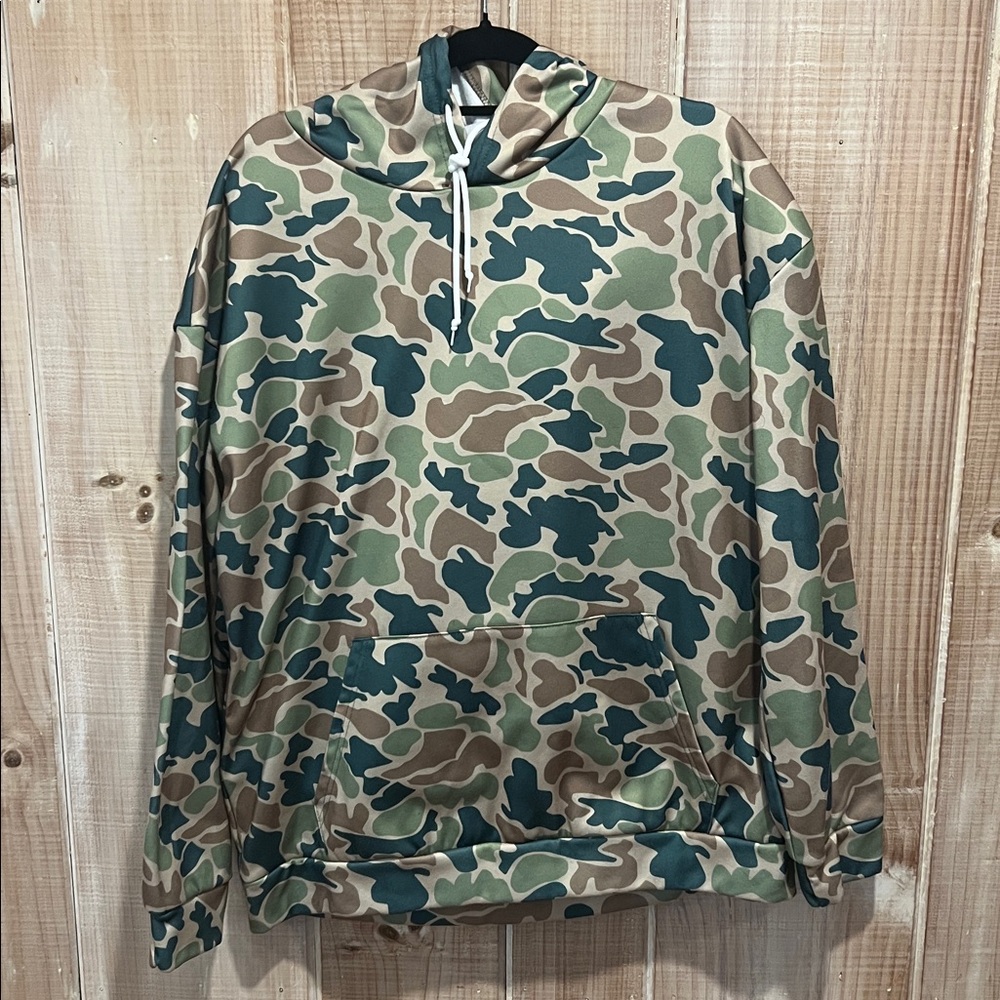 Camo Hoodie size XL
